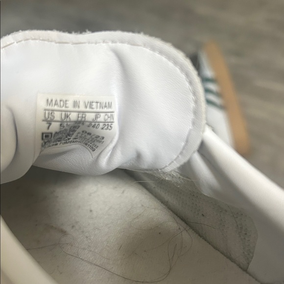 adidas Samba Platform Sneakers White Green Gum Sole - Picture 8 of 8